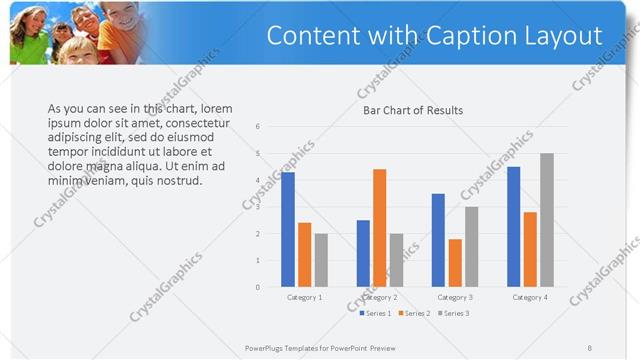 Content with Caption presentation slide layout