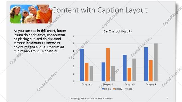 Content with Caption presentation slide layout