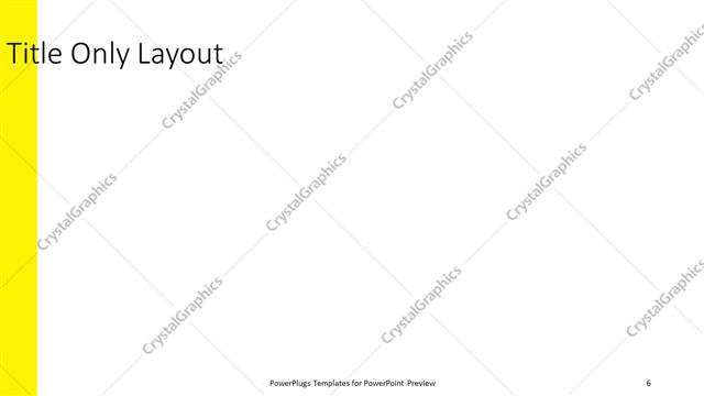 Title Only presentation slide layout