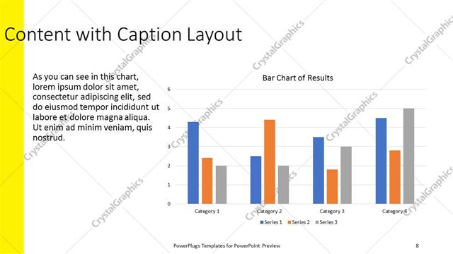 Content with Caption presentation slide layout