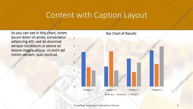 Content with Caption presentation slide layout