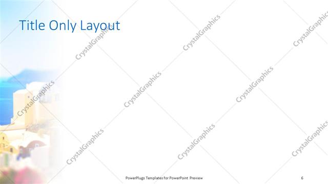 Title Only presentation slide layout