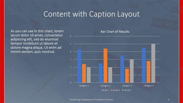 Content with Caption presentation slide layout