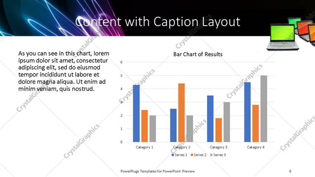 Content with Caption presentation slide layout