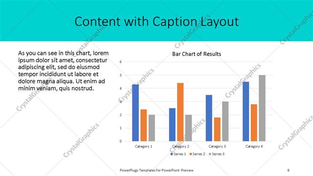 Content with Caption presentation slide layout