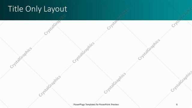 Title Only presentation slide layout