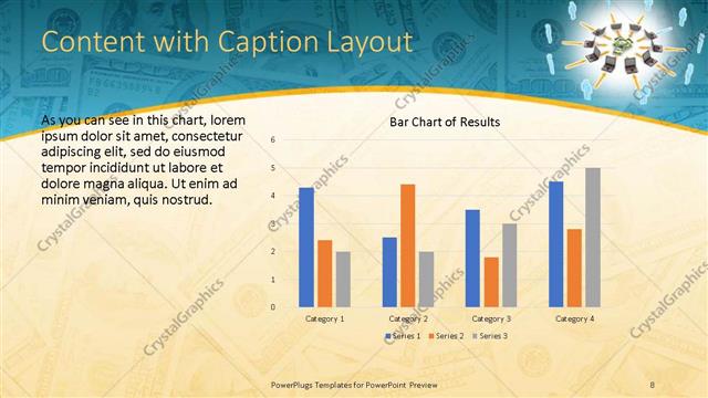 Content with Caption presentation slide layout