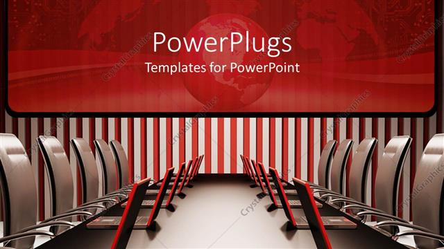  Presentation with meeting - A number of laptops in an office