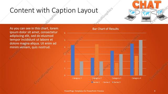 Content with Caption presentation slide layout