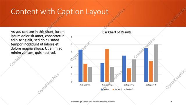 Content with Caption presentation slide layout