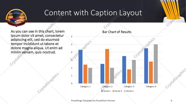 Content with Caption presentation slide layout