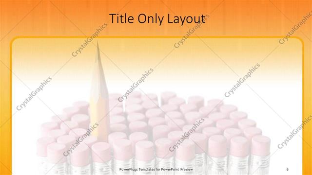 Title Only presentation slide layout