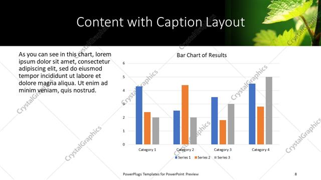 Content with Caption presentation slide layout