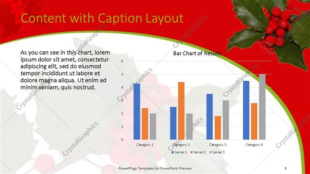 Content with Caption presentation slide layout
