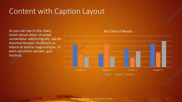 Content with Caption presentation slide layout