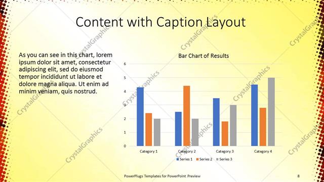 Content with Caption presentation slide layout