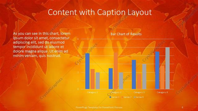 Content with Caption presentation slide layout