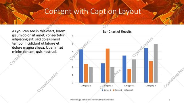 Content with Caption presentation slide layout