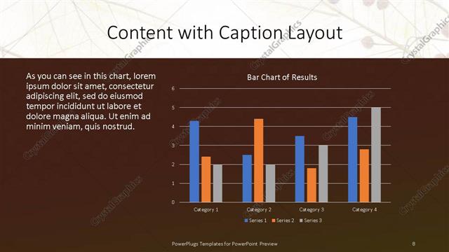 Content with Caption presentation slide layout