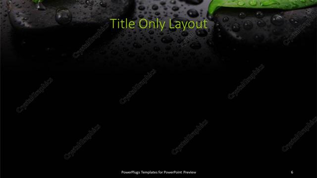 Title Only presentation slide layout