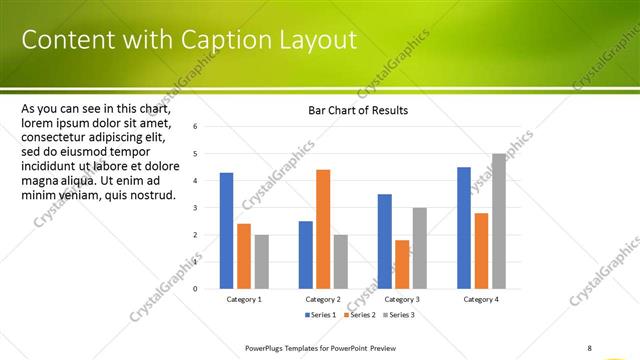 Content with Caption presentation slide layout