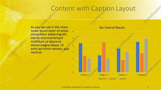 Content with Caption presentation slide layout