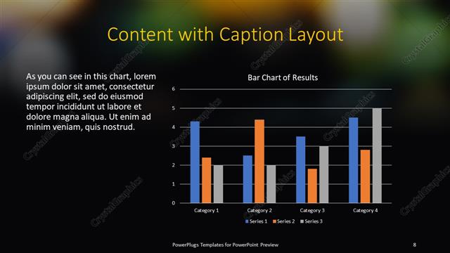 Content with Caption presentation slide layout