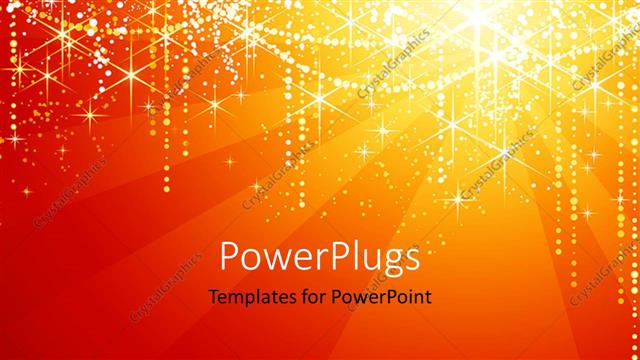  Presentation with sparkling lights - A number of lights in the background with place for text