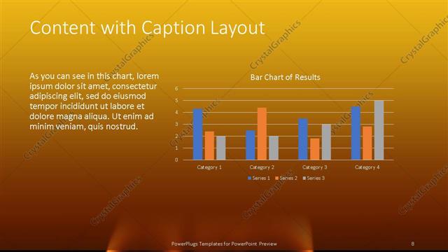Content with Caption presentation slide layout