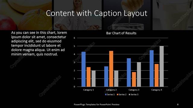 Content with Caption presentation slide layout