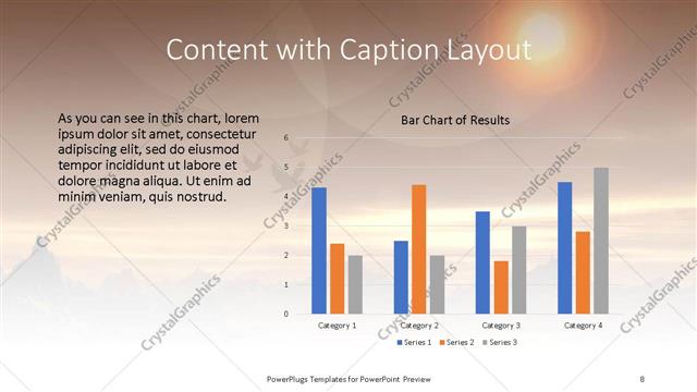 Content with Caption presentation slide layout