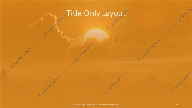 Title Only presentation slide layout