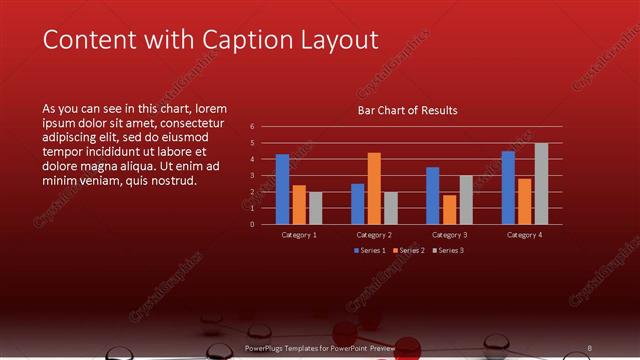 Content with Caption presentation slide layout