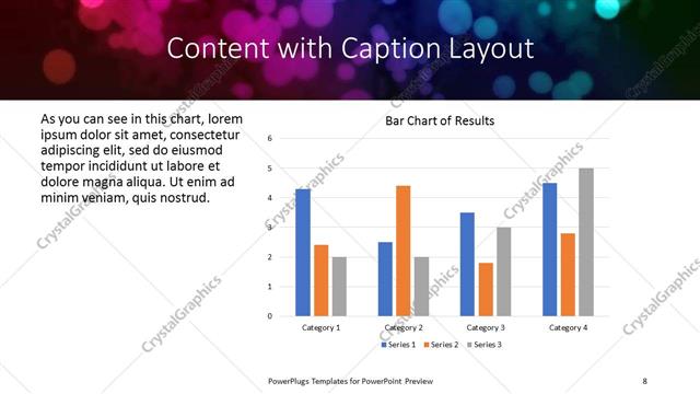 Content with Caption presentation slide layout