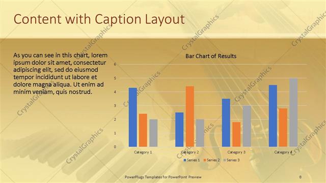 Content with Caption presentation slide layout