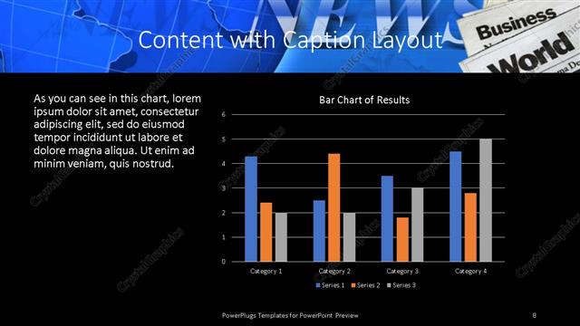 Content with Caption presentation slide layout