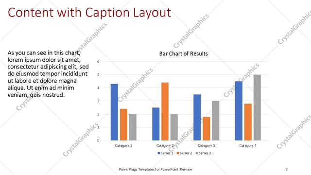 Content with Caption presentation slide layout