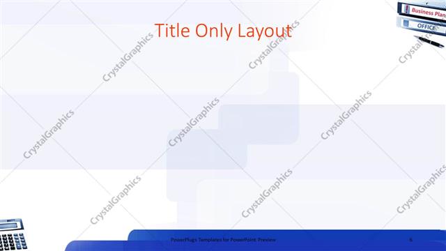 Title Only presentation slide layout