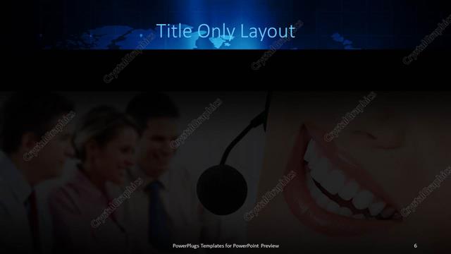 Title Only presentation slide layout
