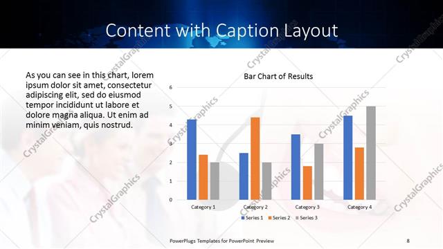Content with Caption presentation slide layout