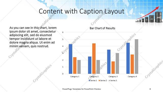 Content with Caption presentation slide layout