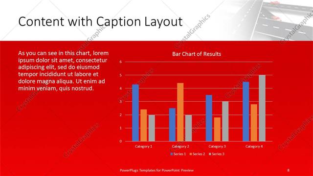 Content with Caption presentation slide layout