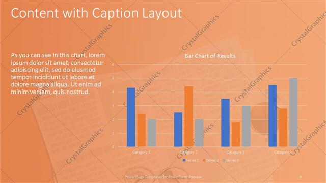 Content with Caption presentation slide layout