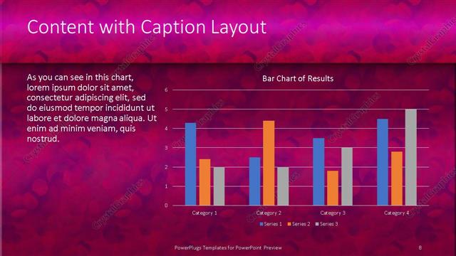 Content with Caption presentation slide layout
