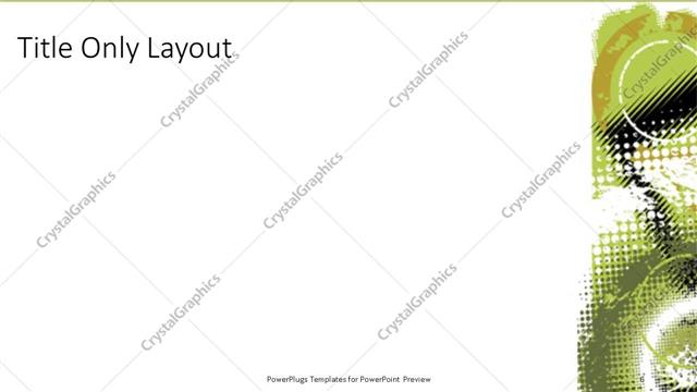 Title Only presentation slide layout