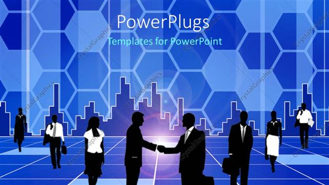  Presentation with patterns - A number of patterns with bluish background