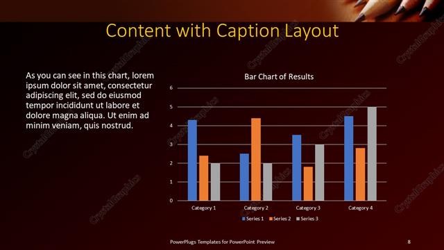 Content with Caption presentation slide layout