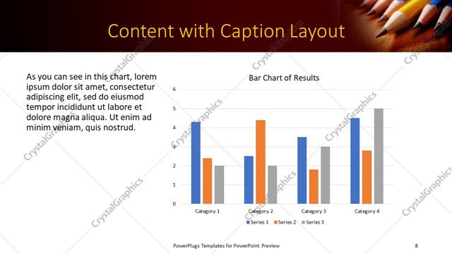 Content with Caption presentation slide layout