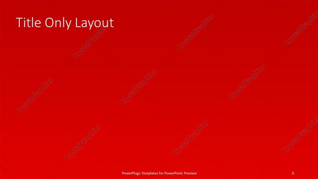 Title Only presentation slide layout