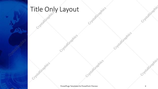 Title Only presentation slide layout